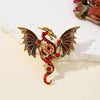 Flying Dragon Brooches Pins Woman Man Enamel Lapel PinGoth Brooch Punk Dragon Coat Backpack Badge Gothic Jewelry Gifts - Image 8