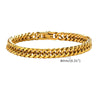 Stylish Double Curb Chain Bracelets for Men Boys,8/10/12/15mm Stainless Steel Miami Link Wristband,Punk Jewelry Gifts - Image 20