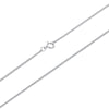 Silver Basic Wheat Chain Necklace for Women Girls, Silver Thin Strong Necklace Chain Basic Links - Image 7