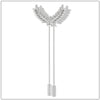 Simple Clothes Decorative Accessory Maple Ginkgo Leaf Feather Deer Eagle Rabbit Bee Lotus Flower Badge Long Brooch Pins Ornament - Image 15
