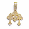 Iced Out Stacked Crosses Pendant Necklaces for Men With 13mm Cuban Chain Hip Hop Cross Rhinestone Jewelry pendant Gift - Image 6