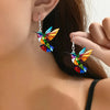 Ftcy Acrylic Hummingbird Earrings For Women Retro Style Colorful Bird Drop Earrings Women's Jewelry Gifts - Image 2