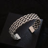 Weave Twist Geometric Wide Cuff Bracelet For Women Couples Ethnic Simple Personality Vintage Party Jewelry Gifts - Image 4