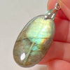 Blue Labradorite Pendant Irregular Shape Bead Stone Orange Necklace for Men Women - Image 28