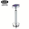 1Pcs Titanium Piercing CZ Gem Internally Threaded Labret Monroe Lip Ring Tragus Nail Helix Earring Stud 16G Body Jewelry - Image 7