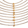 Stainless Steel Balloon Letter Pendant Bracelets with Zirconia Sparkling Women's Bracelets - Image 1
