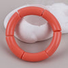 Colorful Acrylic Tube Bead Bangle with Elastic Fit - Image 14