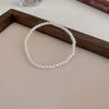 Elegant White Faux Pearls Beaded Bracelets for Women Adjustable Elastic Rope Bracelet French Hands Jewelry Accessories - Image 11