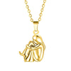Women and Dog Necklace Cute Little Girl Puppy Pendants Necklaces Animal Pet Jewelry - Image 3