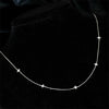 Silver Gold Plated Star Necklace, Dainty CZ Four-Pointed Star Pendant Choker, Minimalist Jewelry - Image 6