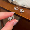 Star Hoop Earrings with Dazzling CZ Simple Stylish Ear Accessories for Women Silver Color Jewelry - Image 2