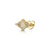 Silver Zircon Stud Earrings 1PC Eight pointed star Women Gold/Silver Heart Flat back piercing Jewelry Gift - Image 24
