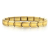 Women Men Simple Bangles Charms Italian Links Stainless Steel 9mm Width Gold Color Bracelets Jewelry Gifts - Image 10