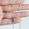 – Necklace Sparkling Solitaire Lab-Grown Diamond Pendant Necklaces for Women Daily Jewelry - Image 8
