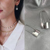Geometric Metal Hoop Earrings for Women Gold Color/Silver Color Lady's Ear Earrings Daily Wear Versatile Jewelry - Image 18