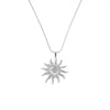 Stainless Steel Necklace Vintage Chic Sun Shaped Pendant Stainless Steel Collarbone Chain Gold Jewelry Gift - Image 3
