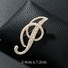 English Letters A K D Pearl Brooches Lapel Pins Female Corsage Jewelry Gifts for Women Accessories - Image 32