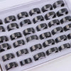 10pcs/lot Simple Stainless Steel Ring For Men Women Beautiful Punk Jewelry Vintage Birthday Party Gifts - Image 27