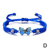 Woven Butterfly Flower Cord Bracelet with Adjustable Length - Image 10