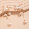 Elegant Imitation Pearl Ball Tassels Drop Earrings for Women Ladies Long Earring Hanging Accessories Jewelry - Image 4