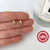 Silver 1 Pair Chic Water Drop Reflective Surface Earrings For Women Gold Simple Vintage Elegant Jewelry - Image 12