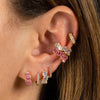 1PC Gold Plated Ear Cuff Earrings for Women Colorful C Shape Cube Zircon Earcuff Clip on Earring No Piercing Earring Jewelry - Image 4