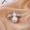 Cute Crystal Pearl Animal Bee Wings Brooches for Women Charm Retro Multicolor Enamel Zircon Pins Clothing Jewelry Gift - Image 2