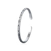 Vintage Ethnic Tibetan Silver Charm Bracelet Bangle Boho Handmade Antique Distressed Jewelry Unisex For Women Men Birthday Gift - Image 1