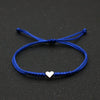 Tiny Heart Charm Bracelets for Women Girls Simple Blue Black Red Rope Chain Braided Bracelet Woven Jewelry Gifts Her - Image 24