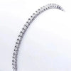 Silver Bracelet 16CM To 19CM Tennis Bracelet 2.5MM Zirconia Anniversary Gift - Image 2