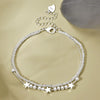 Sparking Silver Zircon Moon Bracelets For Women Double Layer Star Bead Bracelet Party Wedding Charm Jewelry - Image 9