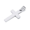 Stainless Steel Cross Pendant Necklace for Men with Rope Cuban or Box Chain - Image 15
