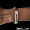 Cuban Chain Men Bracelet Classic Stainless Steel 6-12mm Width Chain Bracelet For Men Women Jewelry Gift - Image 11