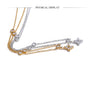 Chic Cubic Zirconia Flower Pendant Necklace for Women Stainless Steel Delicate Daily Sweet Jewelry Accessories - Image 13