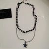 Punk Rock Y2K Black Star Cross Red Heart Pendant Ghost Claw Choker Chain Necklace Men Women Goth Vintage Grunge Emo Accessories - Image 8