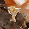 2PCS Metal Initial A To Z 26 Letters Pin Suit Shirt Collar Lapel Brooch Pin Badge Jewelry For Men Women Accessories - Image 7