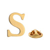 Quality Brass Initial A to Z 26 Letters Pin English Symbol Design Men's Suit Collar Lapel Brooch Pin - Image 20