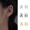 Stainless Steel Clip Earrings for Women Creative Simple C Non-Piercing Ear Clip Cuff Ear Buckle Jewelry Gift - Image 1