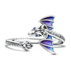 Silver Open Ring For Woman Flying Dragon Design Party Birthday Jewelry Gift - Image 2