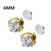 1Pair Couple Zircon Star Magnet Ear Clip Stud Earrings for Men Women Without Ear Holes Clip Earrings Party Accessories Jewelry - Image 9