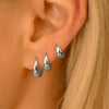 8pcs Crystal Circle Huggie Hoop Earrings for Women Simple Small Round Dangle Drops Earring Punk Jewelry Gifts - Image 13