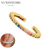 1PC Plated Gold Ear Cuff Earrings Ear Clip for Women Purple/Green/Turquoise No Pierced Earrings Jewel - Image 8