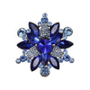 Rhinestone Flower Brooches for Women 9-color Snowflake Party Casual Brooch Pin Gifts - Image 12