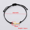 10pcs Handmade Stainless Steel Cross Charm Bracelet Men Braid Adjustable Lucky String Bracelets for Women Jewelry Gift - Image 3