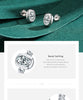 MODIAN 925 Sterling Silver Jewelry Sets Luxury Oval Clear CZ Necklace Earrings For Women Wedding Engagement Statement Jewelry