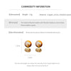 Gold Plated Champagne Imitation Pearl Stud Earrings Women Zircon Nail Earring Personality Charm Reversible Jewelry V1 - Image 6