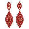 European and AmericanFashion Full Diamond Alloy Gold-Plated Earrings For Women Multicolor Rhinestone 0ptional Earrings - Image 8