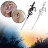 Stars Moon Diamond setting Earrings Goth Sword Ear Hook Earrings Needle Piercing Earring Halloween Decor gift Jewelry Accessory - Image 4