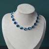 Color Shiny Glass Crystal Inlaid Short Necklace Ladies Party Simple Ball Charms Crystal Lock Bone Chain Jewelry - Image 7