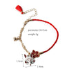 Anime Ghost Kill Earrings Cherry Blossoms Fox Classy Bracelet Cosplay Party Accessories - Image 4